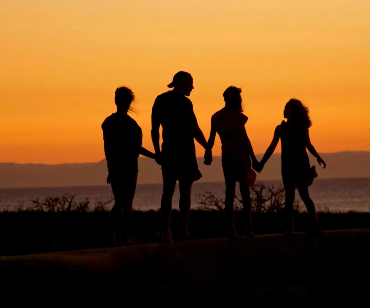 Family at Sunset