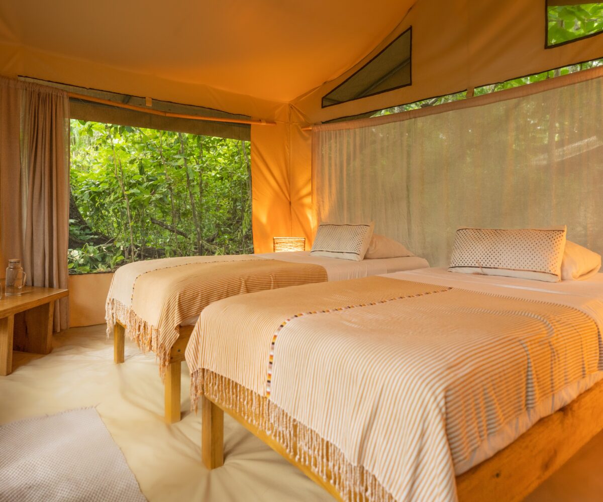 mal pais beachfront bungalow bedroom