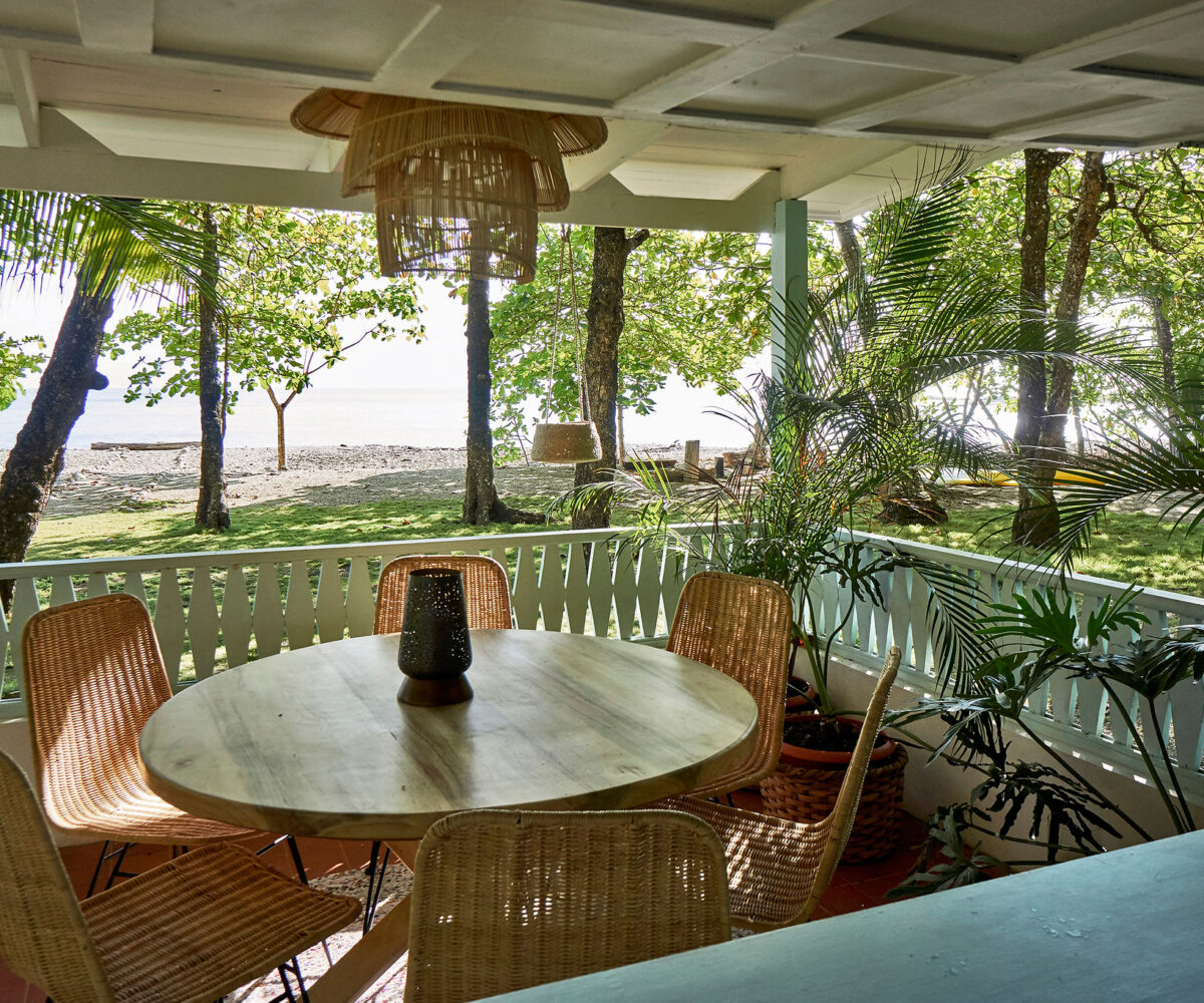 mal pais beachfront bungalow deck